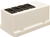 Deksel 3611 ABB + 4 x Wieland 3p connector - 3611GB4