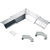 Rheinzink buitenhoekset 85x50mm Kliq - 0990005033
