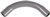 PVC Elektrabuis bocht grijs 19mm - 90 graden - zak 25 stuks - 1196900947