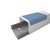 Canalplast 90A leidinggoot 90x70mm - lengte 2 meter - RAL9010 - CON90A
