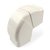 Canalplast CPV90 platte verstelbare buitenbocht 45-135 graden - RAL9010 - CONCPV90