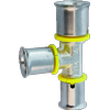 Wavin T-stuk Ø25x16x25mm - gas messing - 4372125162 foto