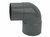 Wavin Wafix HWA PVC bocht 90° Ø80mm - mof/verjongde spie - 4011308009