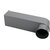 Wavin Stadsuitloop HWA PVC grijs 80 x 100 mm - 4017510082