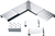 Rheinzink binnenhoekset 65x50mm Kliq - 0990005025