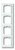 Busch-Jaeger Future Linear afdekraam 4-voudig - studiowit glans - 1724-184K