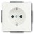 Busch-Jaeger Future Linear wandcontactdoos - randaarde - 884-503