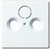 Busch-Jaeger centraalplaat antenne studiowit - 1743-84