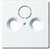 Busch-Jaeger centraalplaat antenne studiowit - 1743-84