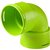 Ubbink AE48C bocht 90° - 0188174
