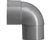 Pipelife PVC bocht 90° Ø80mm - mof/spie - 1196900460