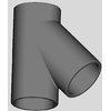 Ubbink Aerfoam Ø150mm T-stuk 45° - 0188244 foto