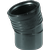 Wavin PVC Bocht 15° Ø90mm - Mof/Spie - 3801109001