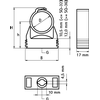 Starquick kabelbuisklem Ø24-28mm - grijs - met aansluitmoer - 0854628 foto