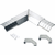 Rheinzink buitenhoekset 125x50mm Kliq - 0990005063