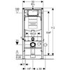 Geberit Duofix inbouwreservoir UP320 - Sigma 112 cm - 111.308.00.6 foto