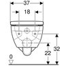 Geberit 300 Duo pack - wandcloset met softclose zitting - S8P00090000G foto