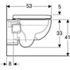 Geberit 300 Duo pack - wandcloset met softclose zitting - S8P00090000G foto