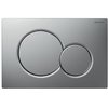 Geberit Sigma 01 tweeknops bedieningsplaat mat chroom - 115.770.JQ.5 foto