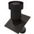 Ubbink Ventus Ø150/160 dakdoorvoer 15/55° voor schuin dak - zwart - 0169885
