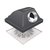 IsoPlenum Ø125mm + wervelrooster - wit