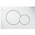 Geberit Sigma 01 tweeknops bedieningspaneel alpine wit