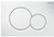 Geberit Sigma 01 tweeknops bedieningspaneel alpine wit