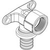 Rehau LX+G muurplaat 16 x 1/2 - messing - 13130721008 foto