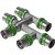 Comap passeerkruisstuk Ø20x16x20mm - messing - 7495W201620