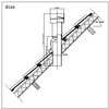Ubbink Aerfoam dakdoorvoer Ø150-160mm - lengte 1110mm - 0169850 foto