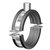 Beugel Ø50-55mm - rubber inleg - M8/10 aansluitmoer - 39032