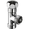 Schell T-stuk 3/8" met wartelmoer - 270280699 foto