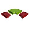 Ubbink AE45SC bocht horizontaal 90º set - 0188544 foto