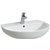 Geberit Bastia wastafel 55x42cm - glans wit - keramisch - 501.605.00.1