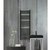 Zehnder Aura E elektrische radiator 122x50cm - mat zwart - RAL 9005 - 750W