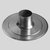 Ubbink plakplaat Ø136mm - aluminium - 0169903