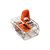 Wago lasklem 2-delig met hendel - transparant - 100 stuks - 221-412