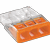 Wago lasklem 3-voudig - transparant - doos 100 stuks - 2273-203