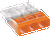 Wago lasklem 3-voudig - transparant - doos 100 stuks - 2273-203
