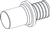 Rehau SX Ø32-28mm persovergang - messing - 11377021001