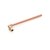 Rehau LX+G knie overgang Ø25x22mm koper - 250mm - 13130771001