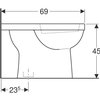 Geberit Comfort closet - diepspoel - S8101400000G foto