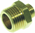 VSH verloopnippel 3/4x1/2'' messing - 0453552