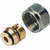Wavin knelringset Ø16x3/4'' euroconus - messing - 4380316341