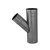 Rheinzink T-stuk - Ø80mm-Ø60mm - 45° - 1635000635