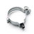 Rheinzink scharnierpijpbeugel Ø60mm met moer M10 - 2840000855