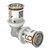 Uponor knie 90º Ø16x16mm - messing - 1070523