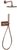 Blue Label Inbouw Douche - geborsteld koper - FK-003-H-BC