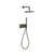 Blue Label Inbouw Douche - geborsteld nikkel - FK-003-H-BN