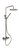 Blue Label Opbouw Douche - geborsteld nikkel - FK-8075-S-BN